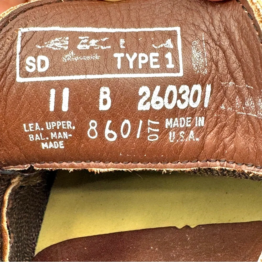 VTG RED WING Leather Moc Toe Oxford Shoe